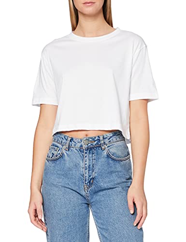Urban Classics Ladies Short Oversized Tee T-Shirt, Blanc, M 
